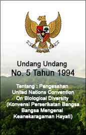 UU No 5 1994 - UNCBD